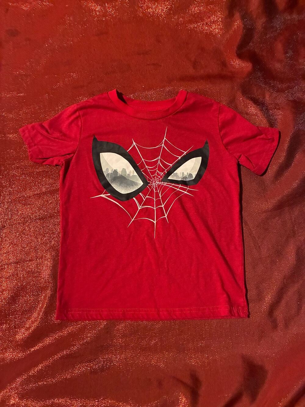 Jumping BeansShirt Boys 6 Marvel Spider Man Red Short Sleeve Graphic Tee